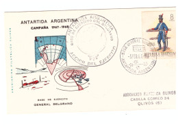 ARGENTINE  5 FEVRIER 1968 BASE GENERAL BELGRANO - Other & Unclassified