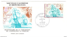10 FEVRIER 1988. BICENTENAIRE DE LA DISPARITION DE LA PEROUSE - Lettres & Documents