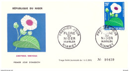 FDC 14 AVRIL 1964 ARGYRIA NERVOSA - Niger (1960-...)