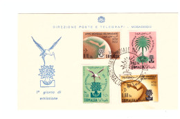 7 AVRIL 1960 FDC ANNEE MONDIALE DES REFUGIES - Somalie (1960-...)