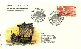 Danemark 1 FDC De 1976  Voiliers Marine Boat - Cartas & Documentos