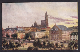 GERMANY - Strassburg I/e, Blick Vom Kaiserplatz / Oilette, Raphael Tuck And Sons, No. 676 / Postcard Circulated, 2 Scans - Sin Clasificación