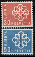 Switzerland 1959 Europa CEPT -PTT- (**)  Mint, Mi 679-80-€3,50; Y&T 630-31 -€1,50; - 1959