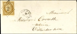 PC 249 / N° 1 Càd T 15 BAR-S-AUBE (9) Sur Lettre Locale Pour Ville Sur Terre. - TB. - R. - 1849-1850 Ceres