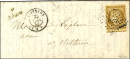 PC 2667 / N° 1 Belles Marges Càd T 15 SISTERON (5) Cursive 4 / Ribiers Sur Lettre Avec Texte Adressée Localement. 1852.  - 1849-1850 Ceres