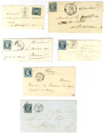 Lot De 6 Lettres Affranchies Avec N° 10. Pièces Choisies. - TB / SUP. - 1852 Louis-Napoleon