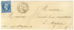 PC 3154 / N° 14 (leg Def) Càd T 15 ST LAURENT-DU-VAR (78) Sur Lettre Pour Aiglun. 1860. - TB / SUP. - R. - 1853-1860 Napoléon III.