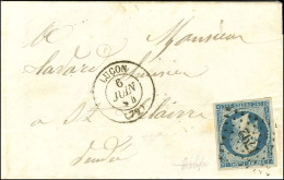 PC 1792 / N° 15 Càd LUCON (70) Sur Lettre Pour Fontenay Le Comte. 1854. - SUP. - 1853-1860 Napoléon III.