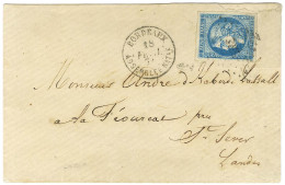 PC Du GC 532 / N° 46 Càd BORDEAUX / ASSEMBLEE NATle Sur Lettre Pour Saint Sever. 1871. - TB / SUP. - R. - 1870 Uitgave Van Bordeaux