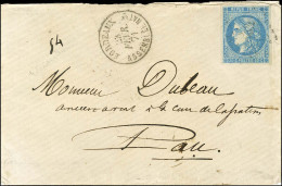 PC Du GC 532 / N° 46 Càd BORDEAUX / ASSEMBLEE NATle 26 FEVR. 71 Sur Lettre Pour Pau. - TB / SUP. - R. - 1870 Bordeaux Printing