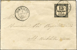 Càd T 15 ILLE-S-LA-TETE (65) 1 JANV. 63 / Taxe N° 3 Sur Lettre Pour Saint Michel Des Flottes. 1er Jour D'utilisation Du  - 1859-1959 Cartas & Documentos