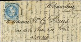 Lettre Avec Texte Daté De Paris Le 27 Septembre 1870 Pour Chambéry. Au Recto, Càd T 17 TOURS (36) 1 OCT. 70 / N° 29. Au  - War 1870