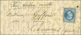 Lettre Avec Texte Daté De Paris Le 17 Octobre 1870 Pour Libourne, Confiée Directement à JP Nadal, Pilote Du Ballon, Qui  - War 1870