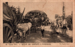 GUERRE 14 à POPERINGHE / RETOUR DES HABITANTS - Poperinge