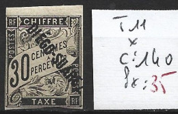 DIEGO SUAREZ TAXE 11 * Côte 140 € - Unused Stamps