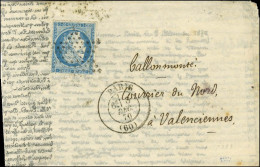 Etoile / N° 37 Càd PARIS (60) 3 DEC. 70 Sur Agence Havas Edition Française Adressée Au Courrier Du Nord à Valenciennes.  - War 1870