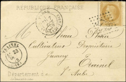 GC 3739 / N° 28 (leg Def) Càd PARIS / ST MANDÉ-PARIS 7 OCT. 70 Sur Carte RÉPUBLIQUE FRANCAISE (CORRESPONDANCE AÉRIENNE A - Guerre De 1870