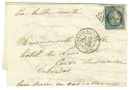 GC 3568 / N° 37 (leg Def) Càd T 17 St DENIS-S-SEINE (extra-muros) 13 NOV. 70 2e Levée Sur Lettre Pour Condé Sur Noireau, - Krieg 1870