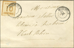 Cachet Provisoire GOTZENBROUK + '' 23 12 70 '' / Alsace N° 5 Sur Lettre Pour Rixheim. - TB / SUP. - R. - Cartas & Documentos