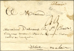 Lettre Avec Texte Daté De Marmelade Le 5 Avril 1788 Pour Aix. Au Recto, Marque Postale D'entrée '' Colonies '' + SAUJON  - Entry Postmarks