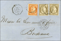 Càd Octo CUBA / * 26 JUIL. 76 / N° 38 + N° 56 (2) (durée D'utilisation Avant L'entrée Dans L'UPU 12 Mois) Sur Lettre De  - Maritieme Post