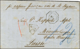 Càd Octo Ste MARTHE / * 3 MAI 70 Sur Lettre Avec Texte Daté De Baranquilla Le 1er Mai 1870 Acheminée Jusqu'à Sainte Mart - Maritieme Post