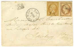 Losange CEMK / N° 16 + 21 Càd CORPS EXP MEXIQUE / Bau K 1 FEVR. 65 Sur Lettre Pour Strasbourg. - TB. - Armeestempel (vor 1900)