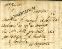 ARMEE DU ROY (N°SA39) Sur Lettre Avec Texte Daté Du 13 Août 1743 Pour Toulouse. - SUP. - R. - Army Postmarks (before 1900)