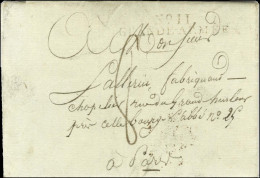 N° 11 / GRANDE ARMEE Rouge Sur Lettre Avec Superbe Texte Daté De Kovno Le 25 Juin 1812 Pour Paris : '' Nous Sommes En Ru - Army Postmarks (before 1900)