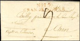 N° 15 / GRANDE ARMEE Rouge Sur Lettre Avec Superbe Texte Daté De Dorogobouj Le 5 Novembre 1812. Au Verso, Griffe De Fran - Army Postmarks (before 1900)