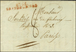 N° 55 / GRANDE ARMEE Rouge Sur Lettre Avec Texte Daté De Freystdat Le 12 Juillet 1813 Pour Paris. - SUP. - R. - Army Postmarks (before 1900)