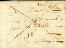 P.P. N° 22 / ARM. D'ALLEMAGNE Rouge Sur Lettre Avec Texte Daté De Magdebourg Le 15 Octobre 1810 Pour Bordeaux. - TB / SU - Army Postmarks (before 1900)