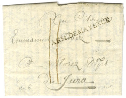 ARM. DE MAYENCE Sur Lettre Avec Texte Daté De Mayence Le 12 Messidor An 6 Pour Morez. - SUP. - R. - Army Postmarks (before 1900)