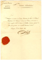 Nomination Du Directeur Du Bureau Sédentaire Des Postes De L'armée Datée De Mayence Le 20 Octobre 1813. - TB / SUP. - Marques D'armée (avant 1900)