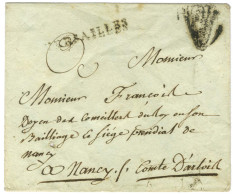 Contreseing De Franchise Manuscrit '' Comte D'Artois '' (petit-fils De Louis XV, Futur Charles X) Sur Enveloppe Sans Tex - Civil Frank Covers