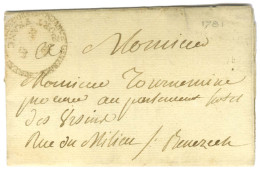 Contreseing De Franchise Manuscrit '' Benezech '' (Directeur Du Bureau Royal De Correspondance) (marque Postale PORT FRA - Civil Frank Covers