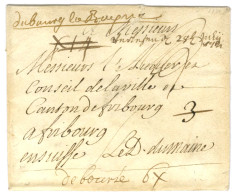 Contreseing De Franchise Manuscrit '' Le D Du Maine '' (Auguste De Bourbon, Duc Du Maine) Sur Enveloppe Sans Texte Datée - Civil Frank Covers