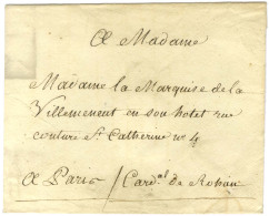 Contreseing De Franchise Manuscrit '' Cardinal De Rohan '' Sur Enveloppe Sans Texte Pour Paris. - TB / SUP. - Civil Frank Covers