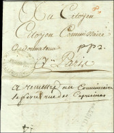 MAISON D'ARRET DES MAGDELONETTES (S N° 9545a) Au Recto D'une Lettre Avec Texte Daté De Paris Le 6 Nivose An 2 Adressée L - 1701-1800: Precursors XVIII