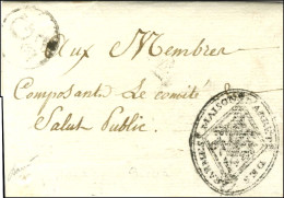 MAISON D'ARRET DES CARMES (S N° 9604a) Au Recto D'une Lettre Avec Texte Daté De Paris Le 27 Thermidor An 2 Adressée Loca - 1701-1800: Precursores XVIII