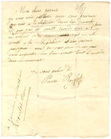 Lettre Avec Texte D'un Prisonnier à La Préfecture Le 25 Juin 1848 Pour Paris. - TB. - 1801-1848: Voorlopers XIX