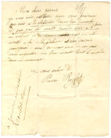 Lettre Avec Texte D'un Prisonnier à La Préfecture Le 25 Juin 1848 Pour Paris. - TB. - 1801-1848: Precursors XIX