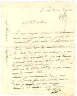 Lettre Avec Texte D'un Prisonnier à La Conciergerie Le 28 Juin 1848 Pour Paris. - TB. - 1801-1848: Vorläufer XIX