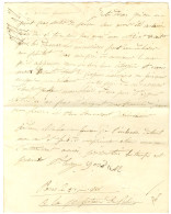 Lettre Avec Texte D'un Prisonnier à La Préfecture Le 27 Juin 1848 Pour Chatou. - TB. - 1801-1848: Precursors XIX