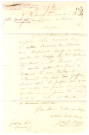 Lettre Avec Texte D'un Prisonnier Au Fort De L'Est Daté Du 12 Août 1848 Pour Paris. - TB. - 1801-1848: Voorlopers XIX