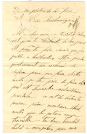 Lettre Avec Texte De La Prison De La Force Daté Du 8 Juin 1848 Pour Paris. - TB. - 1801-1848: Vorläufer XIX