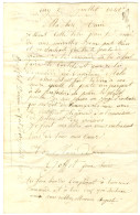 Lettre Avec Texte D'un Prisonnier Au Fort D'Ivry Daté Du 13 Juillet 1848 Pour Paris. - TB. - 1801-1848: Precursors XIX