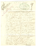 Lettre Avec Texte D'un Prisonnier Sur Le Ponton '' L'Uranie '' En Rade De Brest Daté Du 3 Novembre 1848 Pour Paris. - TB - 1801-1848: Voorlopers XIX