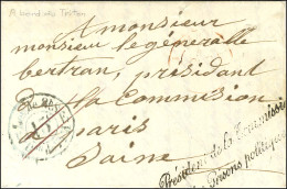 Lettre Avec Texte D'un Prisonnier Sur Le Ponton '' Le Triton '' En Rade De Cherbourg Daté Du 26 Septembre 1848 Adressée  - 1801-1848: Precursores XIX