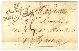 26 / Quillebeuf / PONT-AUDEMER Sur Lettre Avec Texte Daté Du 29 Juillet 1820 Pour Rouen. - TB / SUP. - Sonstige & Ohne Zuordnung